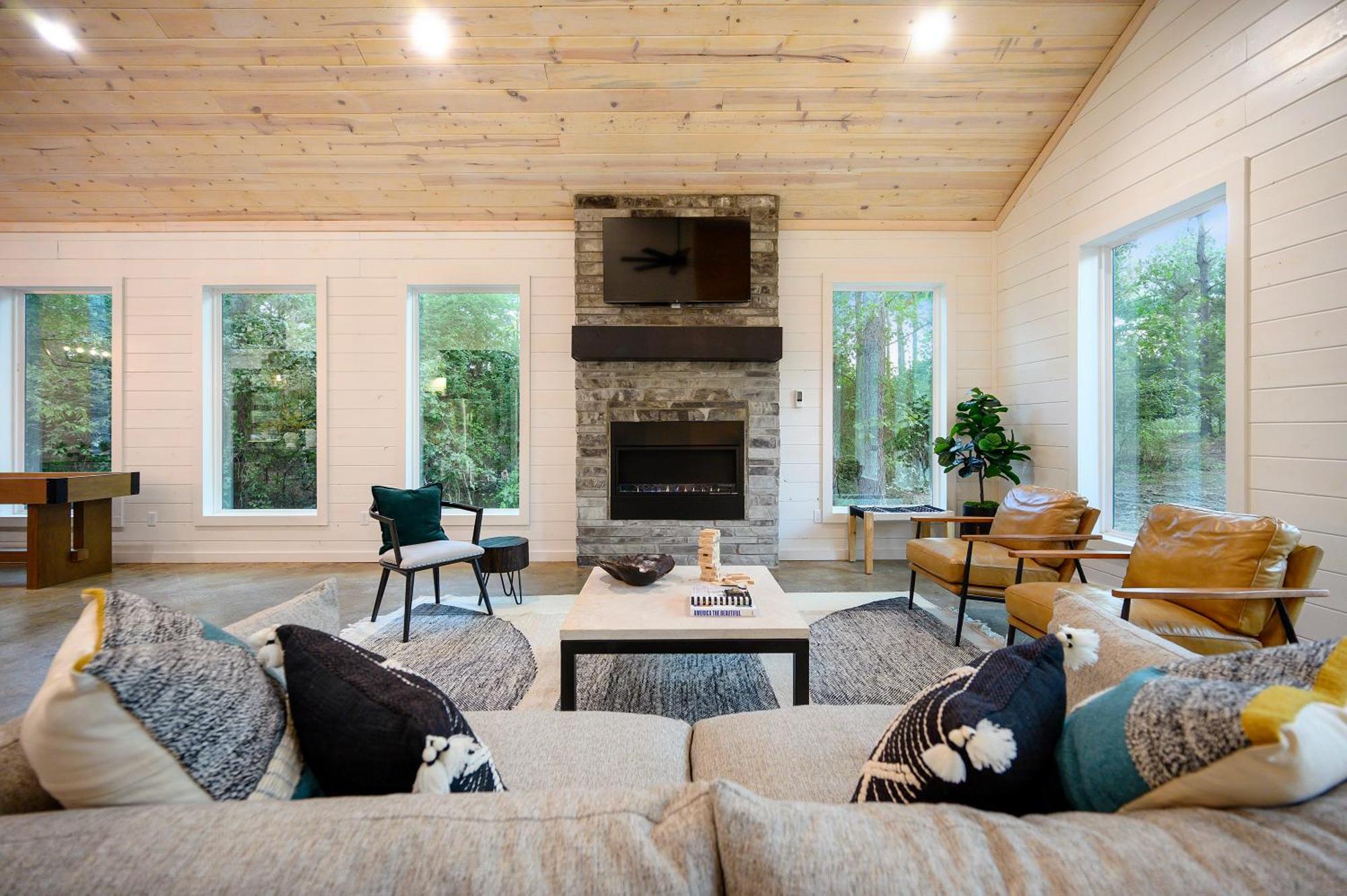 ברוקן בו Two Knights Luxury Cabin מראה חיצוני תמונה